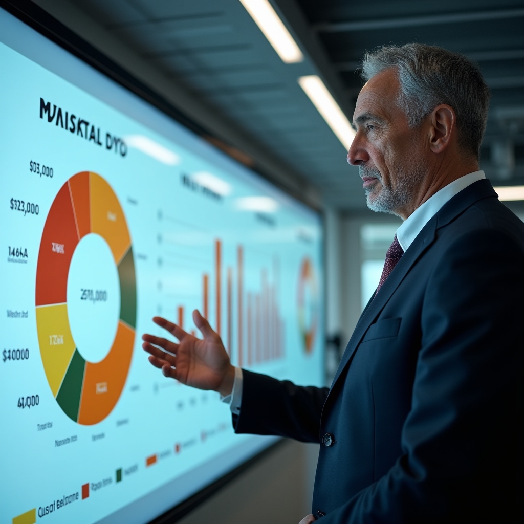 Public spending chart visualization